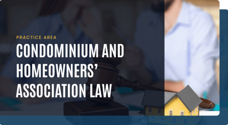 Condominium and Homeowners’ Association Law img
